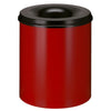 Vlamdovende papierbak 80L | V-Part  | Rood/Zwart