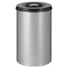 Vlamdovende papierbak 110L | V-Part  | Zwart/Aluminiumgrijs