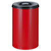 Vlamdovende papierbak 110L | V-Part  | Rood/Zwart