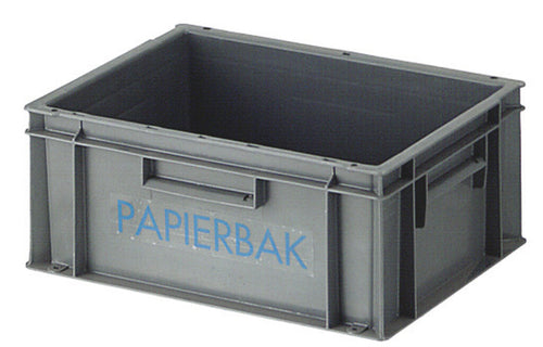 Papierverzamelbak | V-Part | Afvalscheiding | Grijs afbeelding 1