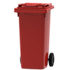 Mini-container 120L | Buitengebruik | Rood