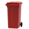 Mini-container 240L | Buitengebruik | Rood
