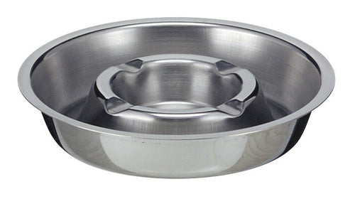Asbak Ø17cm | Rvs afbeelding 1