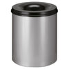 Vlamdovende papierbak 80L | V-Part  | Zwart/Aluminiumgrijs