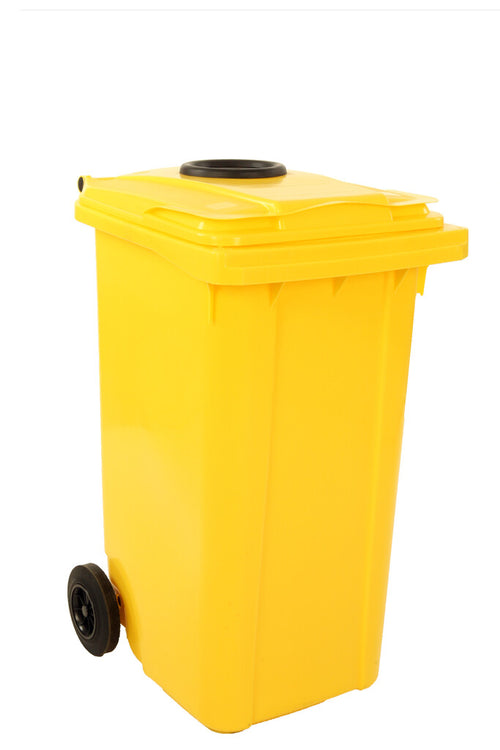 Container met t 240L | Buitengebruik | Afvalscheiding | Geel afbeelding 1