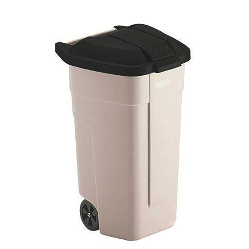 Mobiele container 110L  | Buitengebruik | Beige/Zwart afbeelding 1