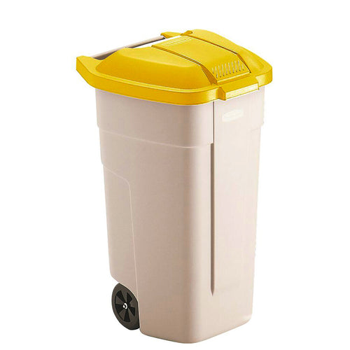 Mobiele container 110L  | Buitengebruik | Geel/Beige afbeelding 1