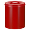Vlamdovende papierbak 80L | V-Part | Rood