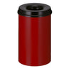 Vlamdovende papierbak 20L | V-Part  | Rood/Zwart