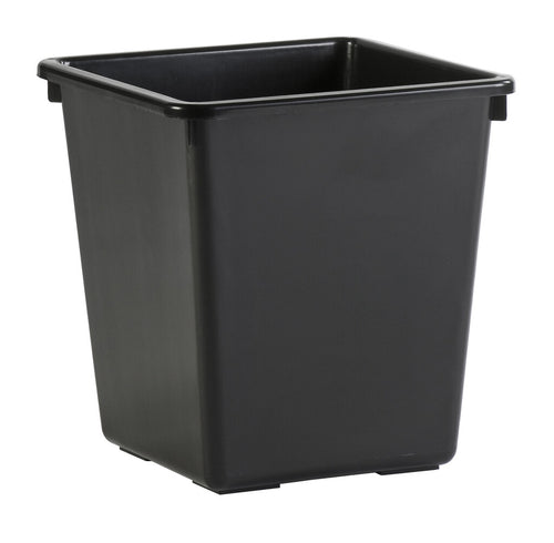 Vierkant tapse papierbak 27L | V-Part | Zwart afbeelding 1