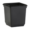 Vierkant tapse papierbak 21L | V-Part | Zwart