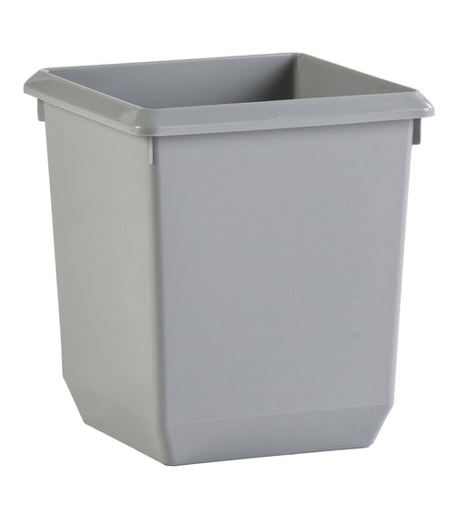 Vierkant tapse papierbak 21L | V-Part | Grijs afbeelding 1