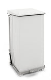 Industriële pedaalemmer 90L | V-Part | Soft-close | Wit