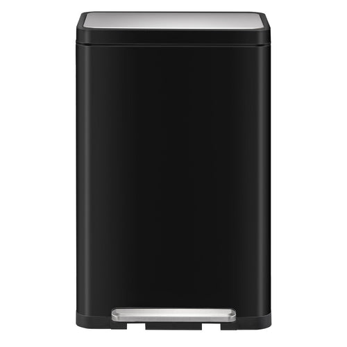 X-Cube pedaalemmer 30L | EKOglanzend | Soft-close | Mat Rvs/Zwart Glanzend afbeelding 1