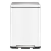 X-Cube pedaalemmer 45L | EKO  | Soft-close | Mat Rvs/Wit