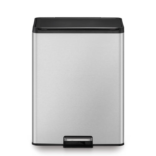 Essential Recycler pedaalemmer 20+20L | EKO | Afvalscheiding | Soft-close | Mat Rvs afbeelding 1
