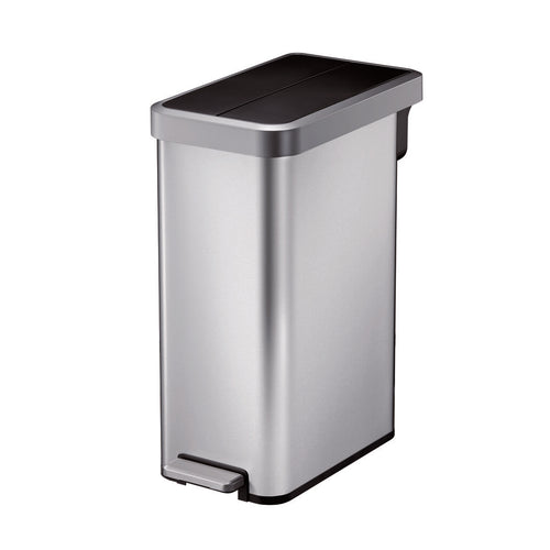 Ecofly II Pedaalemmer 45L | EKO  | Soft-close | Mat Rvs/Zwart afbeelding 1