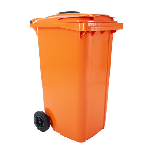 Container met t 240L | Buitengebruik | Afvalscheiding | Oranje afbeelding 1