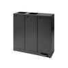 Bica Advanced 973 Afvalscheidingsunit 3x65L | Bica | Afvalscheiding | Antraciet