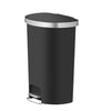 Hana pedaalemmer halfrond 55L | EKO | Soft-close | Zwart