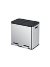 Essential 1 Recycler pedaalemmer 22+22L | EKO | Afvalscheiding | Soft-close | Mat Rvs