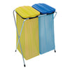 Duo zakhouder | V-Part | Afvalscheiding | Geel/Groen/Blauw