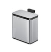 Puro S Food Waste Caddy 7L | EKO  | Mat Rvs/Zwart