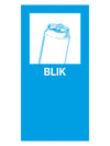 Magneetsticker Blik | Blauw