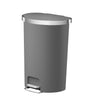 Hana pedaalemmer halfrond 55L | EKO | Grijs