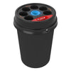 Envirocup Grande 120L | Buitengebruik | Afvalscheiding | Zwart