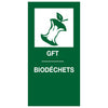 Magneetsticker GFT/Biodéchets | Afvalscheiding | Groen
