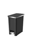 Hana Slim 1 Pedaalemmer 10L | EKO | Soft-close | Zwart