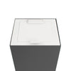 Top met klepdeksel voor modulaire afvalscheidingsunit 90L | V-Part | Wit