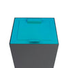 Top met klepdeksel voor modulaire afvalscheidingsunit 90L | V-Part | Blauw