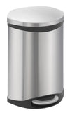Shell Bin pedaalemmer 10L | EKO | Soft-close | Mat Rvs