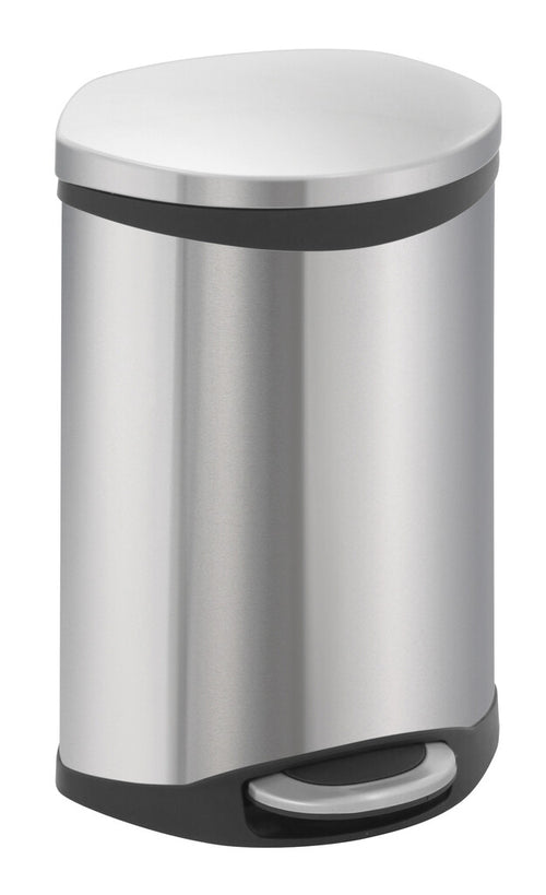 Shell Bin pedaalemmer 10L | EKO | Soft-close | Mat Rvs afbeelding 1
