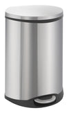 Shell Bin recycling pedaalemmer 22+22L | EKO | Afvalscheiding | Soft-close | Mat Rvs
