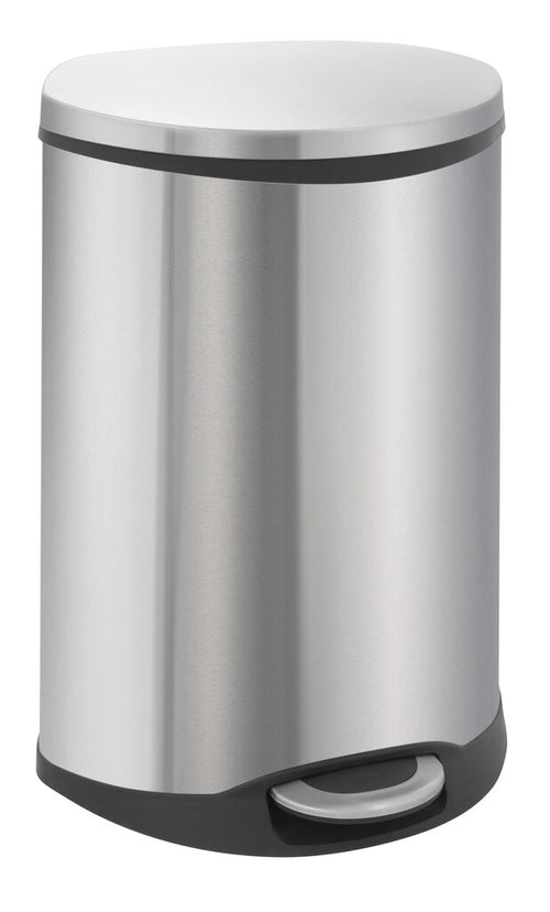 Shell Bin recycling pedaalemmer 22+22L | EKO | Afvalscheiding | Soft-close | Mat Rvs afbeelding 1