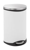 Shell Bin recycling pedaalemmer 22+22L | EKO  | Afvalscheiding | Soft-close | Mat Rvs/Wit