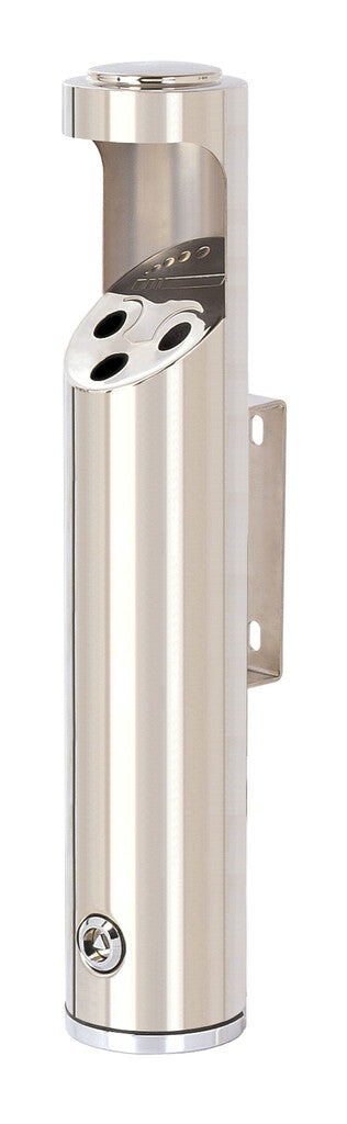 Wandasbak zuil rond | V-Part | Buitengebruik | Rvs afbeelding 1