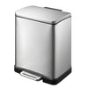 E-Cube pedaalemmer 12L | EKO | Soft-close | Mat Rvs