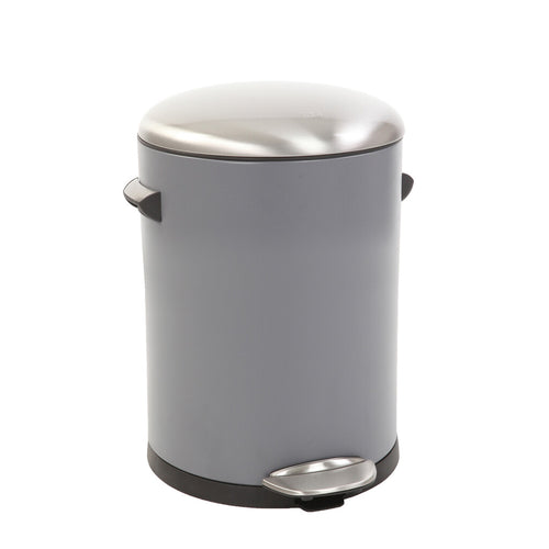 Belle Deluxe pedaalemmer 5L | EKOsandcoated | Soft-close | Grijs/Sandcoated afbeelding 1