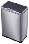 Mirage Sensor Bin 45L | EKO  | Soft-close | Sensor | Mat Rvs/Zwart