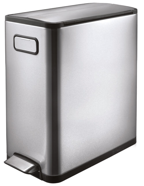 Ecofly pedaalemmer 20L | EKO | Soft-close | Mat Rvs afbeelding 1