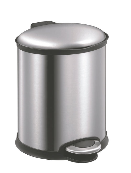 Ellipse pedaalemmer 6L | EKO | Soft-close | Mat Rvs afbeelding 1
