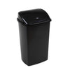 Afvalbak met Swing deksel 50L | Zwart