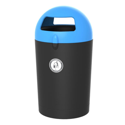 Metro Dome 100L | V-Part  | Buitengebruik | Zwart/Blauw afbeelding 1