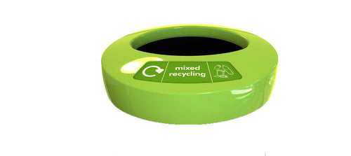 Deksel EcoAce | mixed recycling | V-Part | Limegroen afbeelding 1