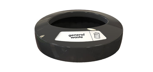 Deksel EcoAce | general waste | V-Part | Zwart afbeelding 1