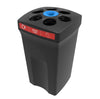 EnvirocupXL plastic cups | V-Part  | Afvalscheiding | Rood/Zwart